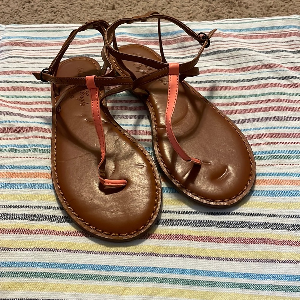 Leather sandals